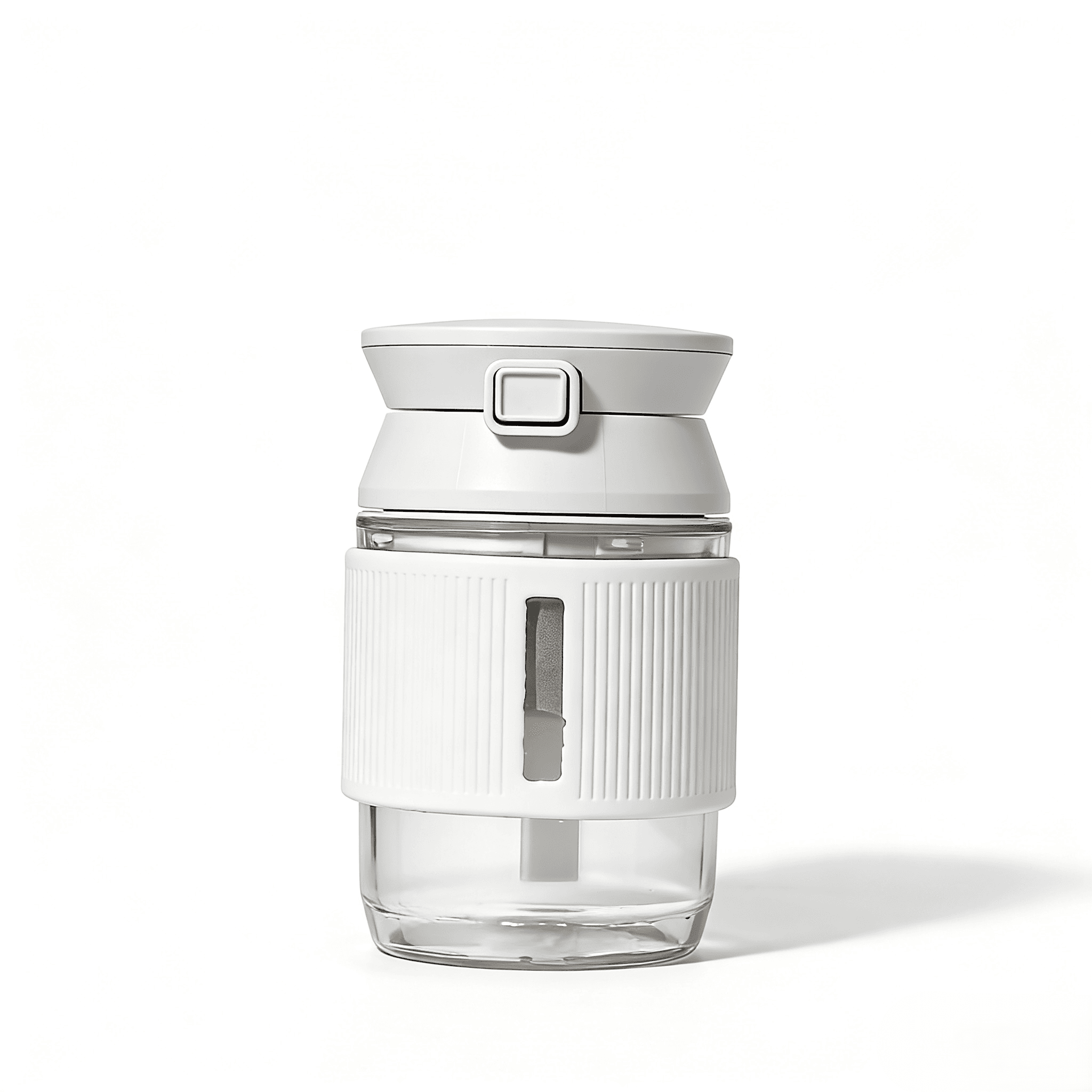 White portable coffee brew cup