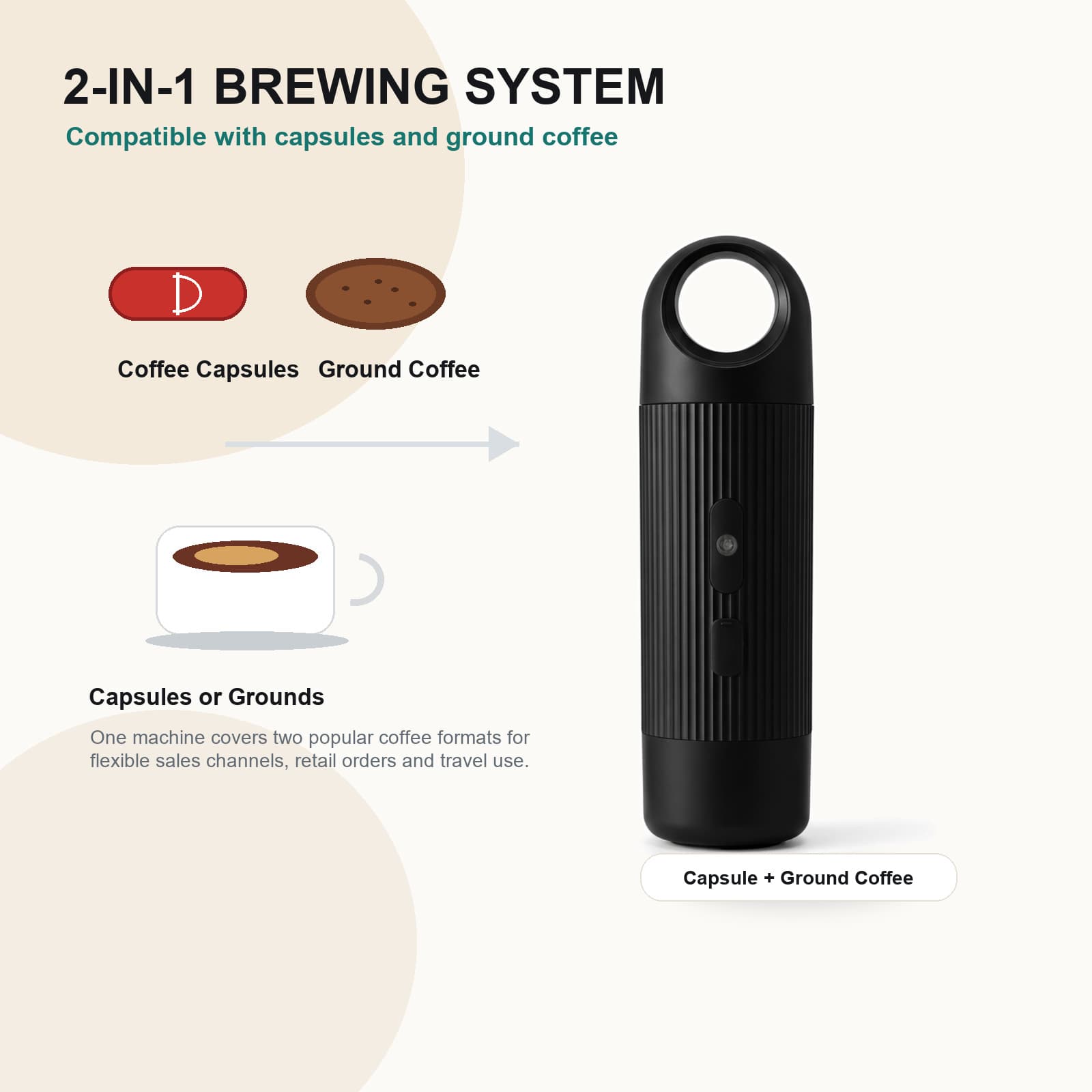 DQ-002 portable coffee machine